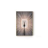 Modern Industrial Abstract Visual Canvas Painting