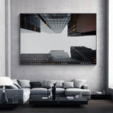 Modern Canvas Painting City Industrial Huge Building Extended Space
